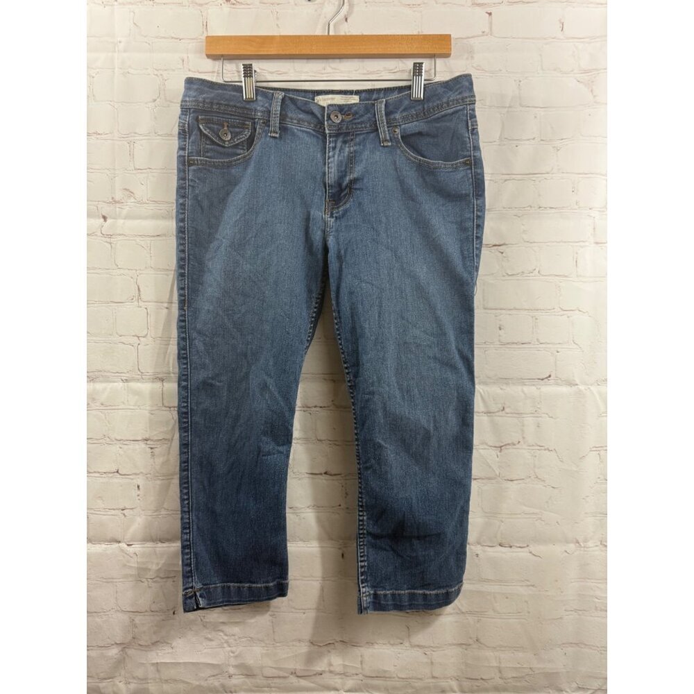 No Boundaries Jeans Juniors Size 13 Blue Casual   Denim Ankle Cropped